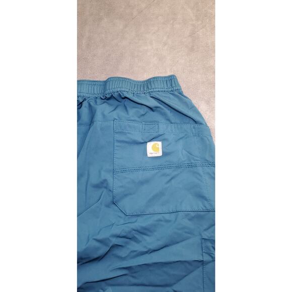 Carhartt Sz XL Green Force Liberty Scrub Pants Men's Cargo Multi Pockets C55106 - Picture 8 of 9